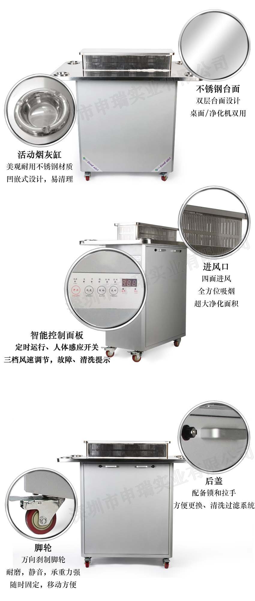 吸煙室空氣淨化機